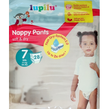 Lupilu Pants 7 (17+kg) 28vnt.