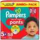 Pampers Pants 5+ (12-17kg) 58vnt.