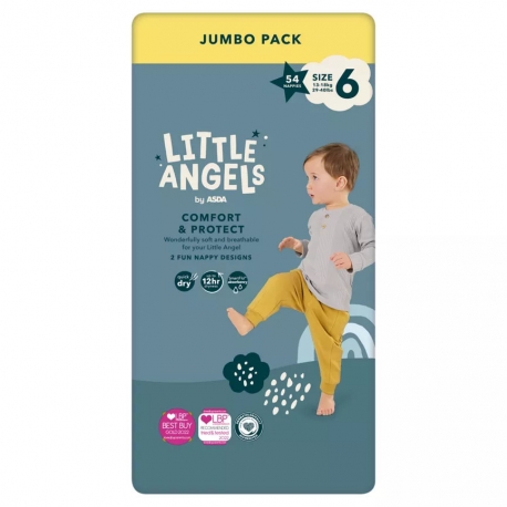 Little Angel Comfort & Protect 6 (13-18Kg) 54vnt.