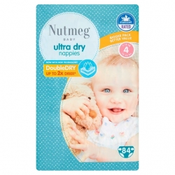 Nutmeg 4 (7-18kg) 84vnt.