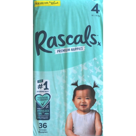 Rascal + Friends 4 (10-15kg) 36vnt.