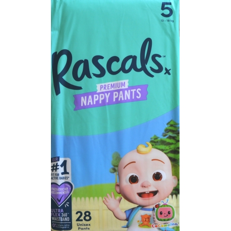 Rascal + Friends Pants 5 (13-18kg) 28vnt.