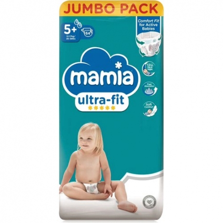 Mamia 5+ (12-17kg) 64vnt.