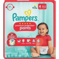 Pampers Premium Protection 4 (9-15kg) Pants 31vnt.