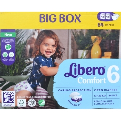 Libero Comfort 6 (13-20Kg) 84vnt. 